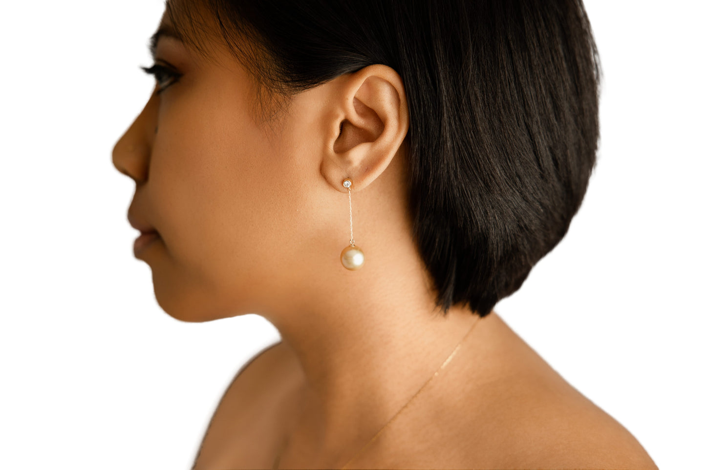 18k gold earrings