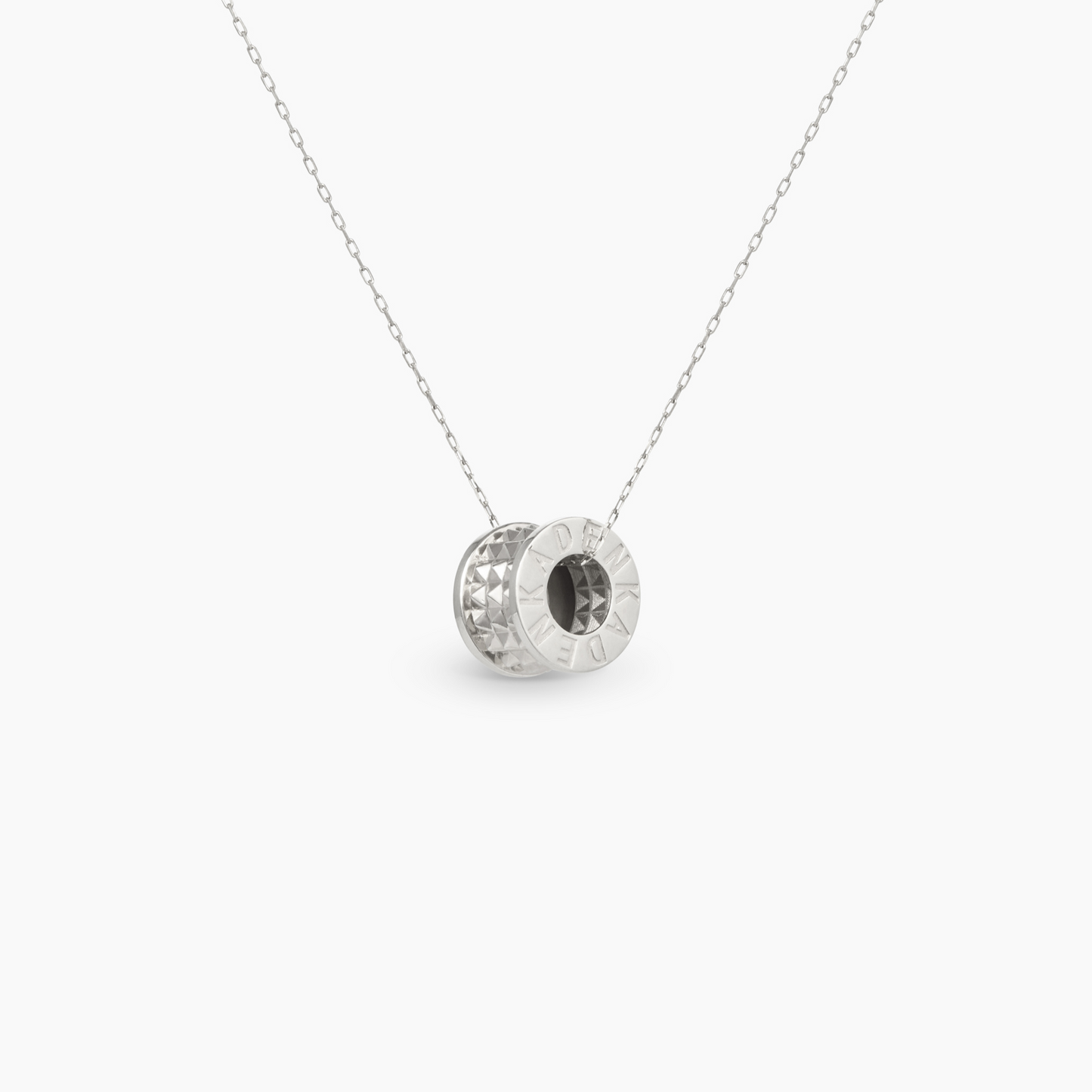 Minimalist 18k White Gold Necklace