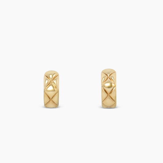 solid1822 gold Coco Quilted Huggies