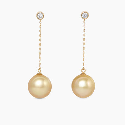 Golden South Sea Pearl Ophelia Earring