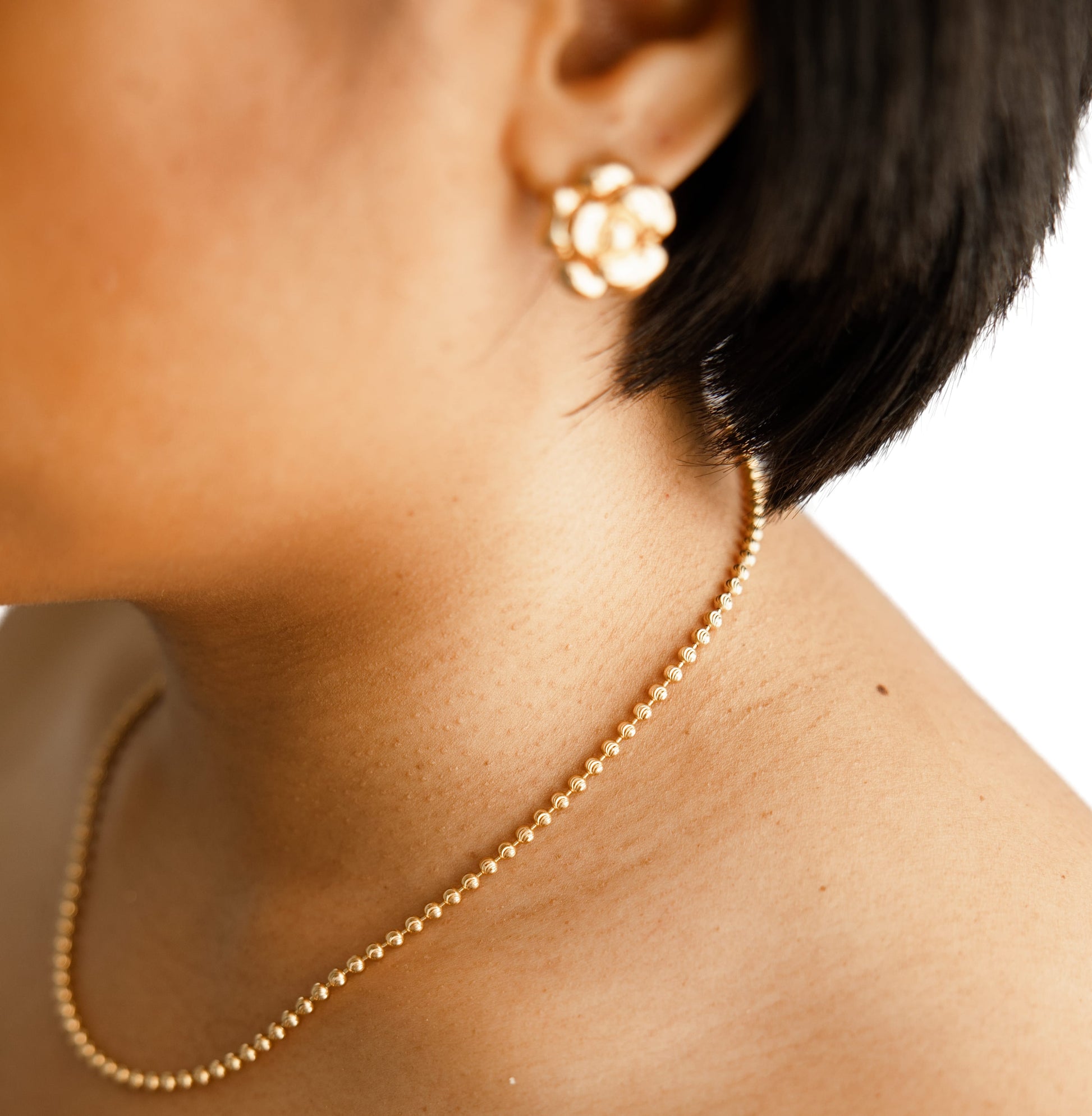 Minimalist 18K Gold Necklace – Piper Peppercorn