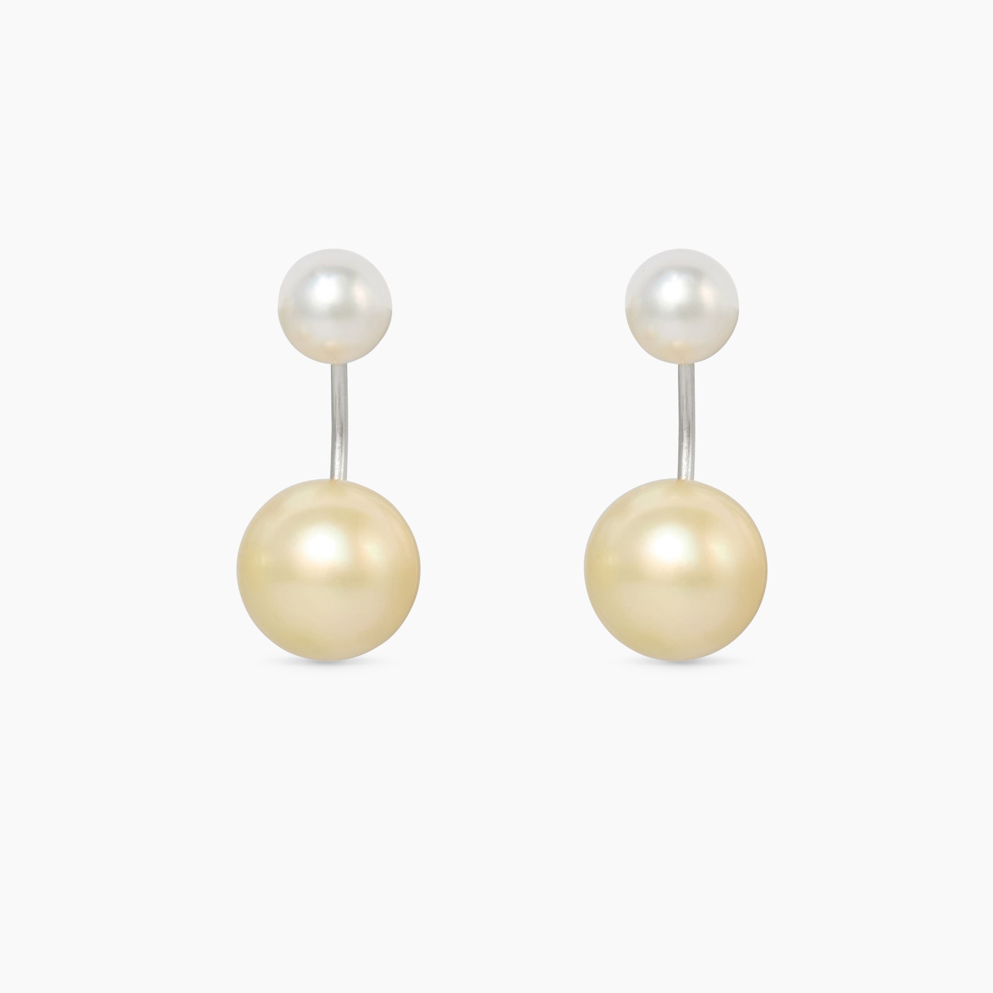 Ophelia Curved South Sea Pearl Earrings