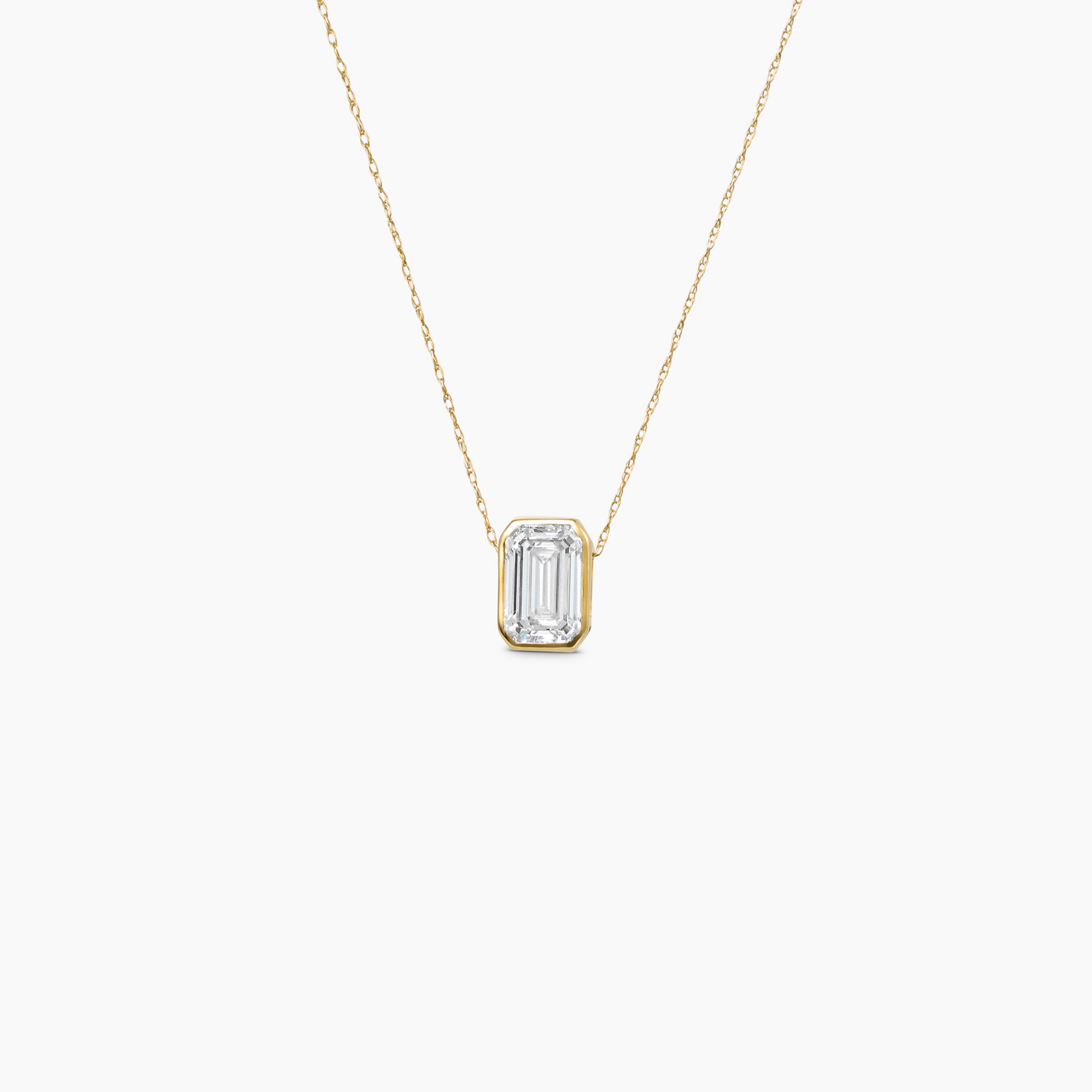 Solid White Gold Women’s Necklace