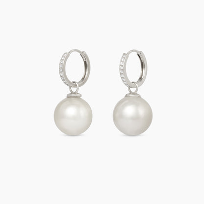 champagne pearl drop earrings
